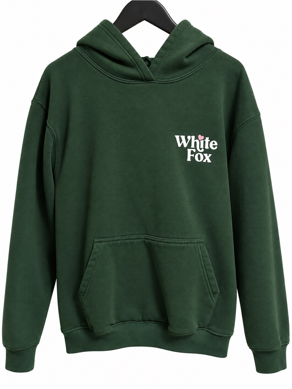 White Fox Boutique Forest Green Women's Logo Hoodie